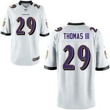 Men's Baltimore Ravens #29 Earl Thomas White Stitched NFL Game Jersey